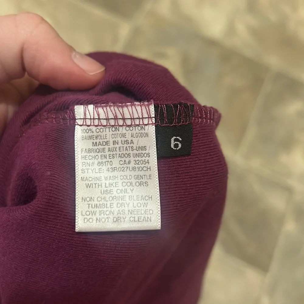✨✨NWOT Free People Sleeveless Turtleneck Purple Top S 100% Cotton